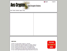 Tablet Screenshot of aescrypter.com